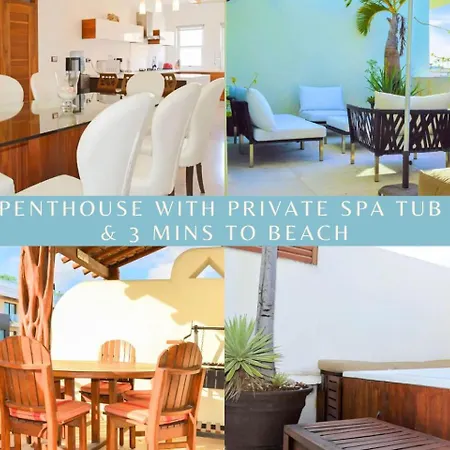 Spacious Ph Private Spa Tub Bbq 3 Mins To Beach